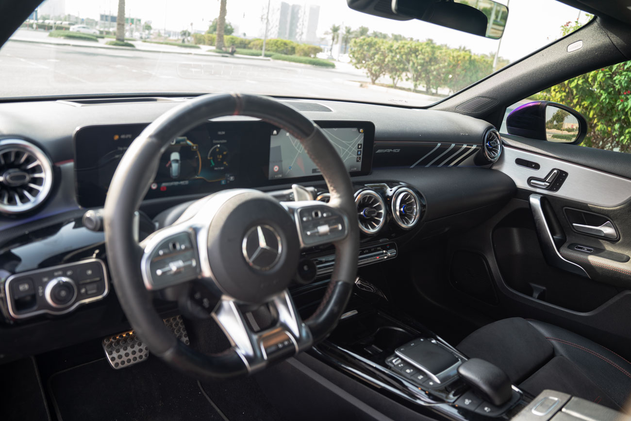 Bild 9 på Mercedes A-Klass A35 AMG - Graphite Grey Metallic 2024