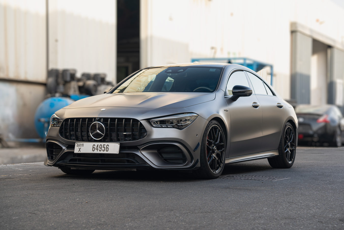 Mercedes CLA CLA 45 S AMG - MANUFAKTUR Mountain Grey Magno 2024 photo 1