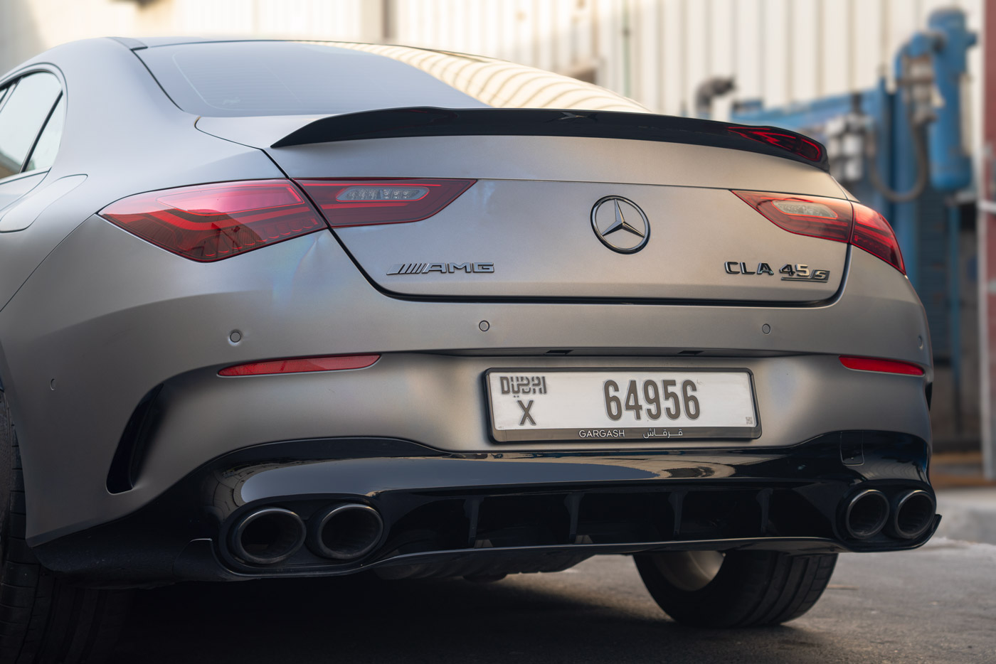 Mercedes CLA CLA 45 S AMG - MANUFAKTUR Mountain Grey Magno 2024 photo 3
