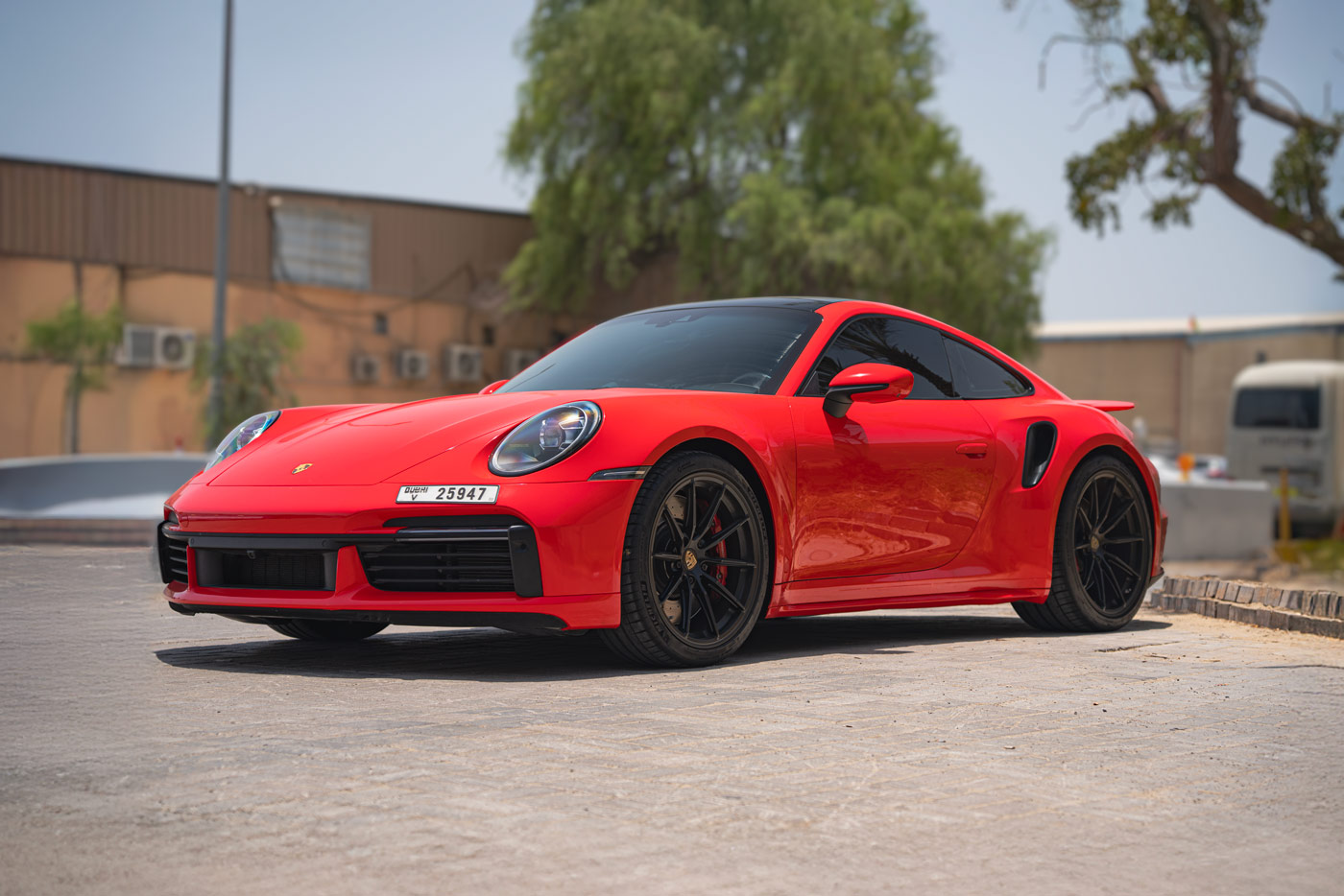 Porsche 911 Turbo S - Red photo 1