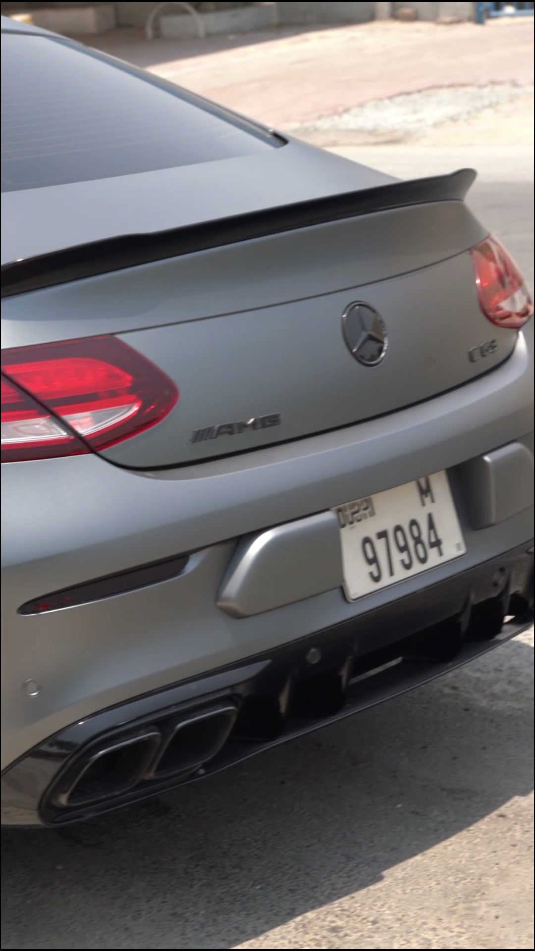 Mercedes C63 AMG Coupe 2023 (Graphite Grey Magno)
